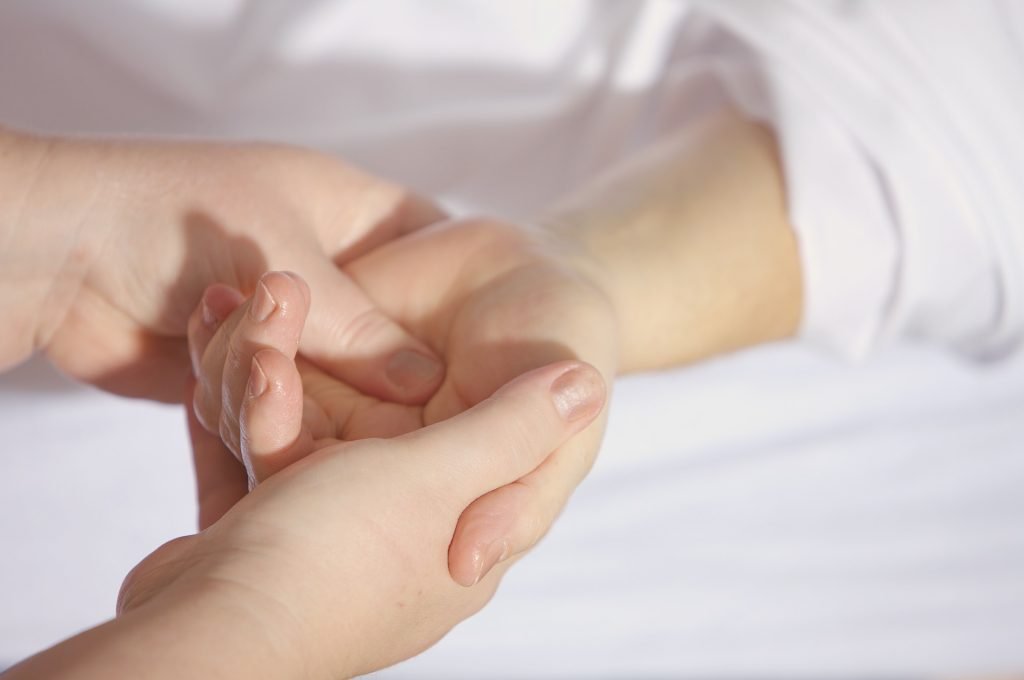 small hands connecting