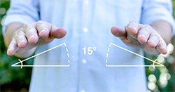 natural hand and wrist position when typing