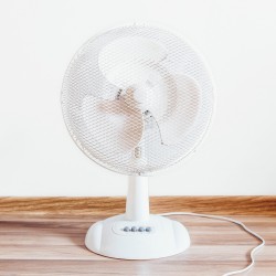 fan on desk