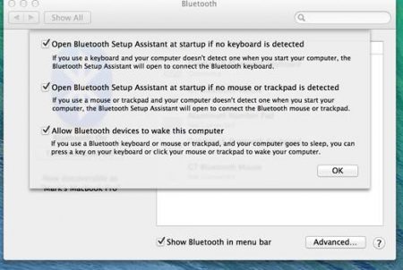 Bluetooth keyboard connecting troubleshooting screen