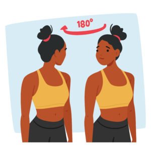 Neck Rotation Exercise for Neck Discomfort.