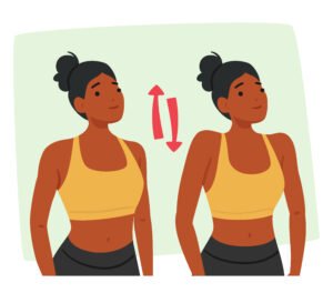 Shoulder Shrugs for Neck Discomfort. 