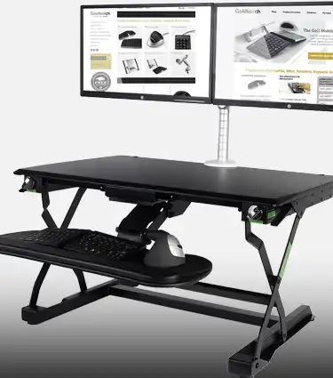 EasyLift desk on a white background.