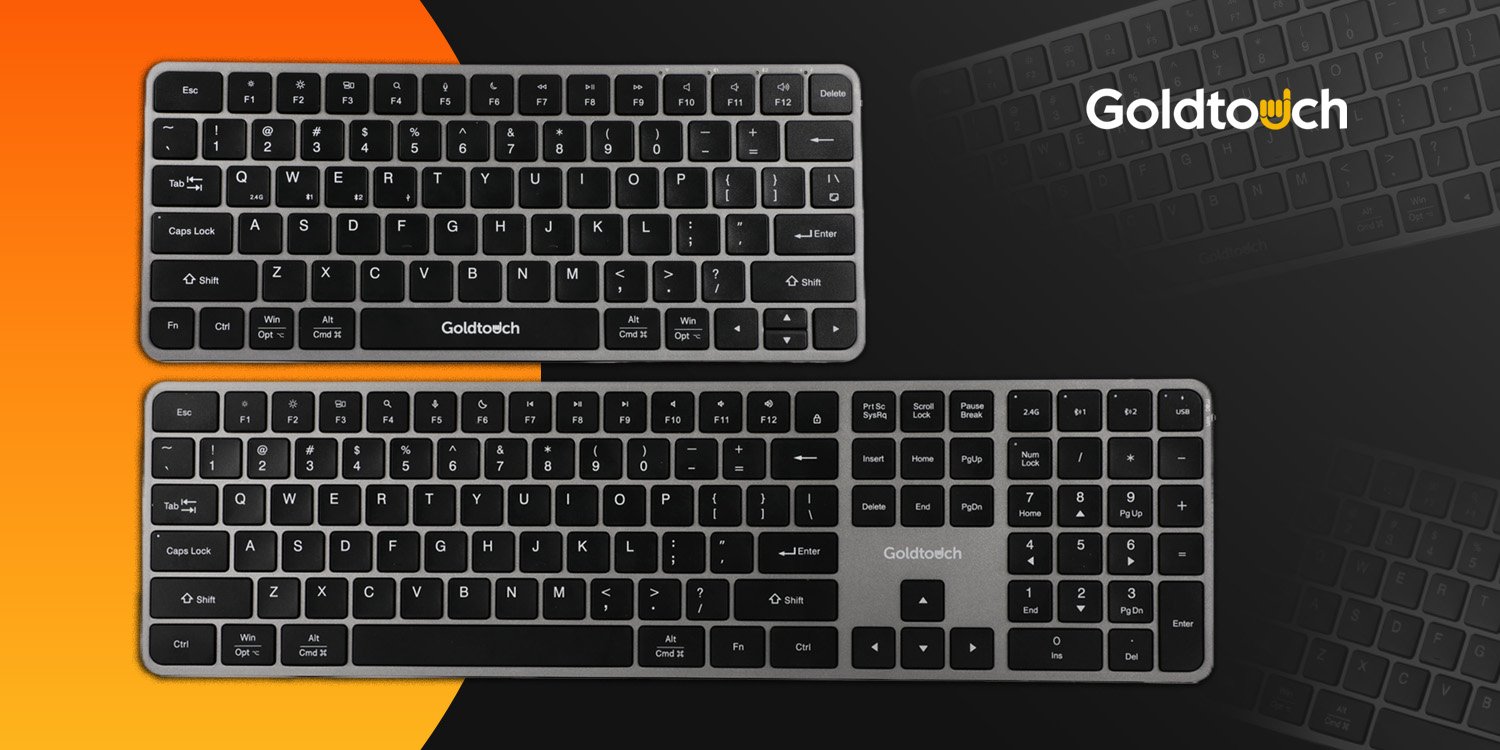 Trident Standard Keyboard and Trident Mini Keyboard: Easy Switching for Multi-Device Work